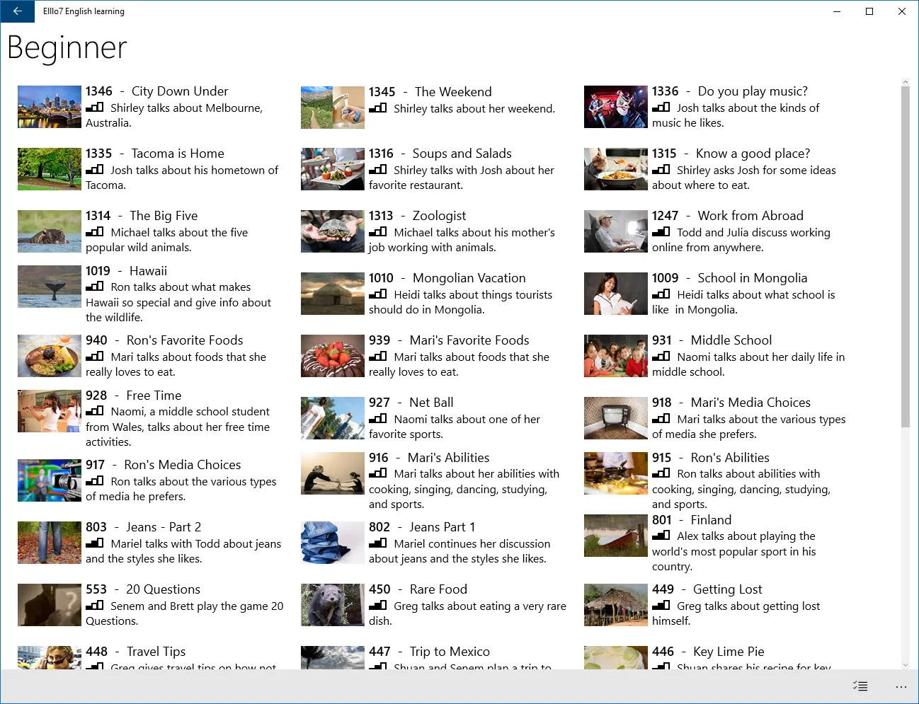 Elllo Windows 10 screenshot 3